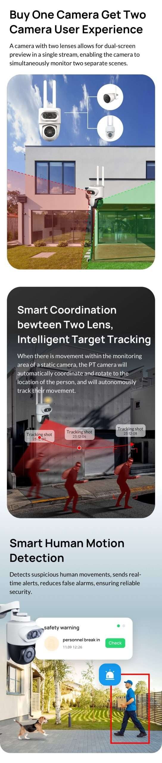 Smart Coordination Between Two Lens
