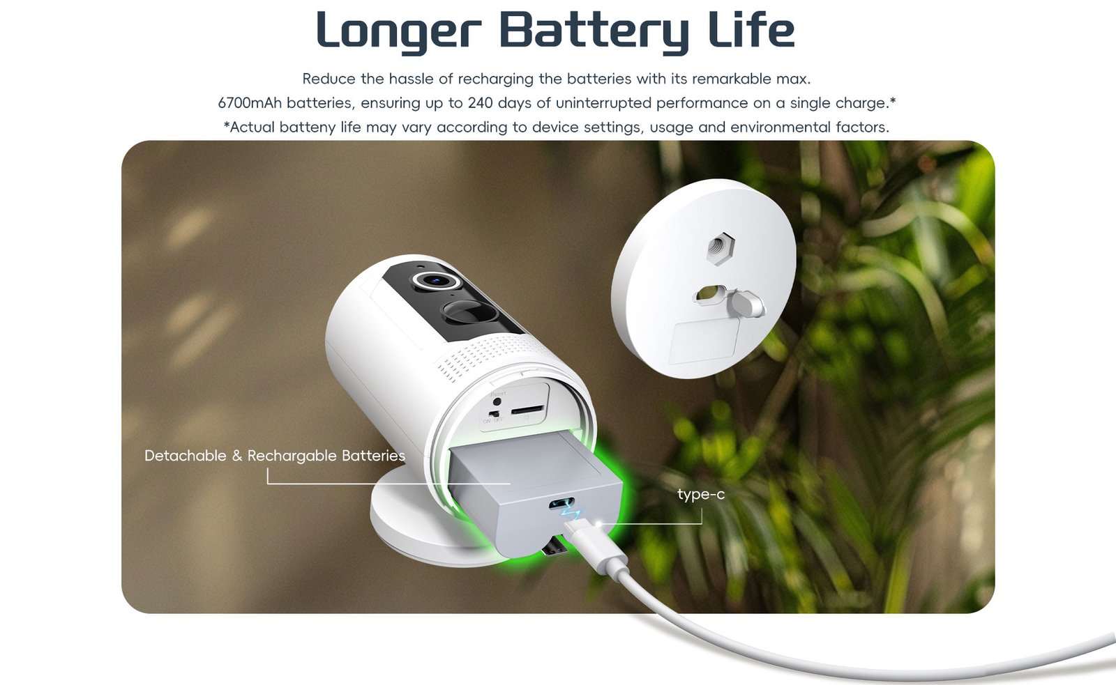 ChenAnIoT AI Smart Battery Camera L5 