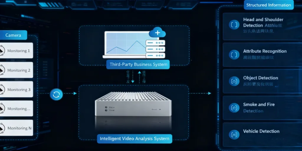 AI Edge Computing Box CAAIBX-3588 internal structure and data flow diagram