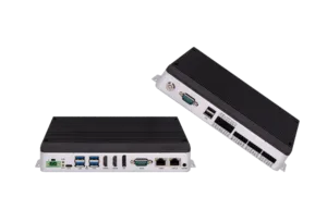 CA-B4000-RK3588 industrial AI box deployed for real-time object detection and machine vision