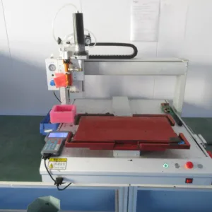 Automated CNC silicon dispensing machine ensuring IP65 waterproof sealing for industrial hardware